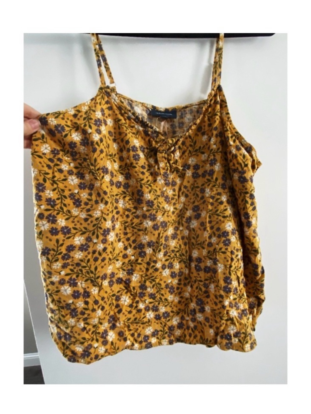 MODCLOTH YELLOW FLORAL TANK TOP - Picture 6 of 7